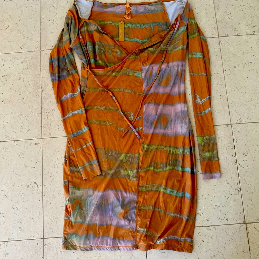 NWT Skims Tie Dye Mini Dress size Small